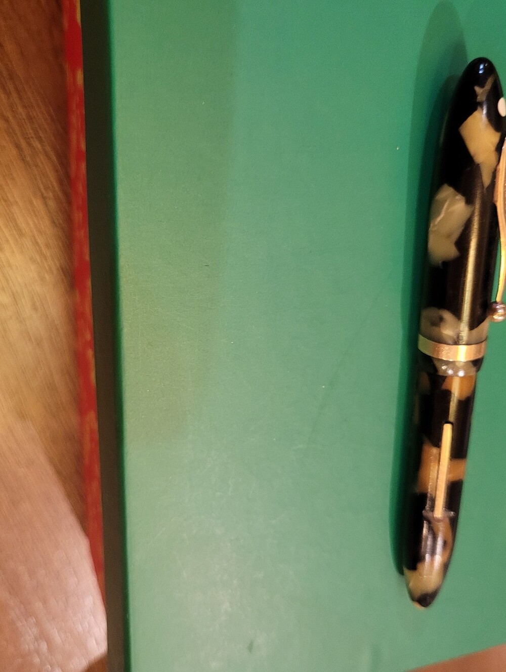 Vintage Sheaffer White Dot Balance Fountain Pen Marble Swirl Cira 1935 - Picture 2 of 8